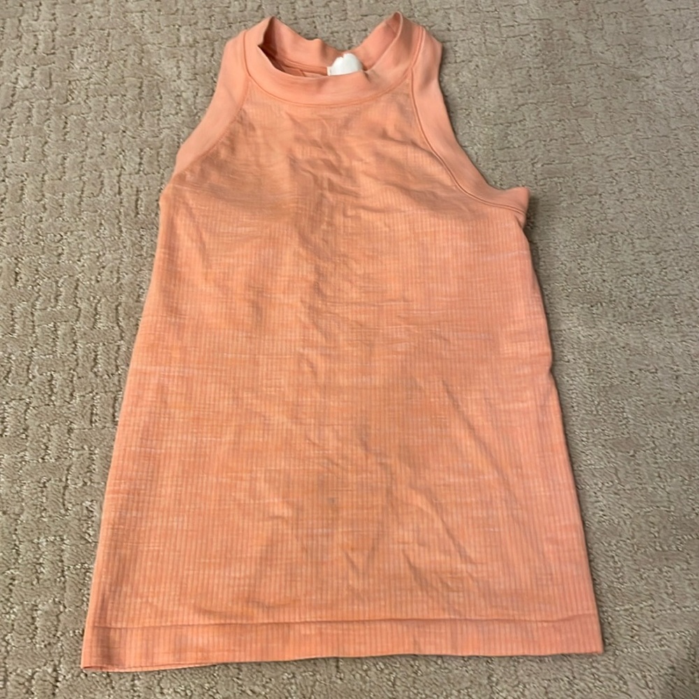 salmon athleta tank top